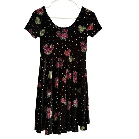 Wild Rich Kids Other - Wild Rich Kids Velvet Disco Mickey Twirl Dress - youth 13/14